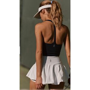 Free People Movement White Athletic Skort Size Medium New